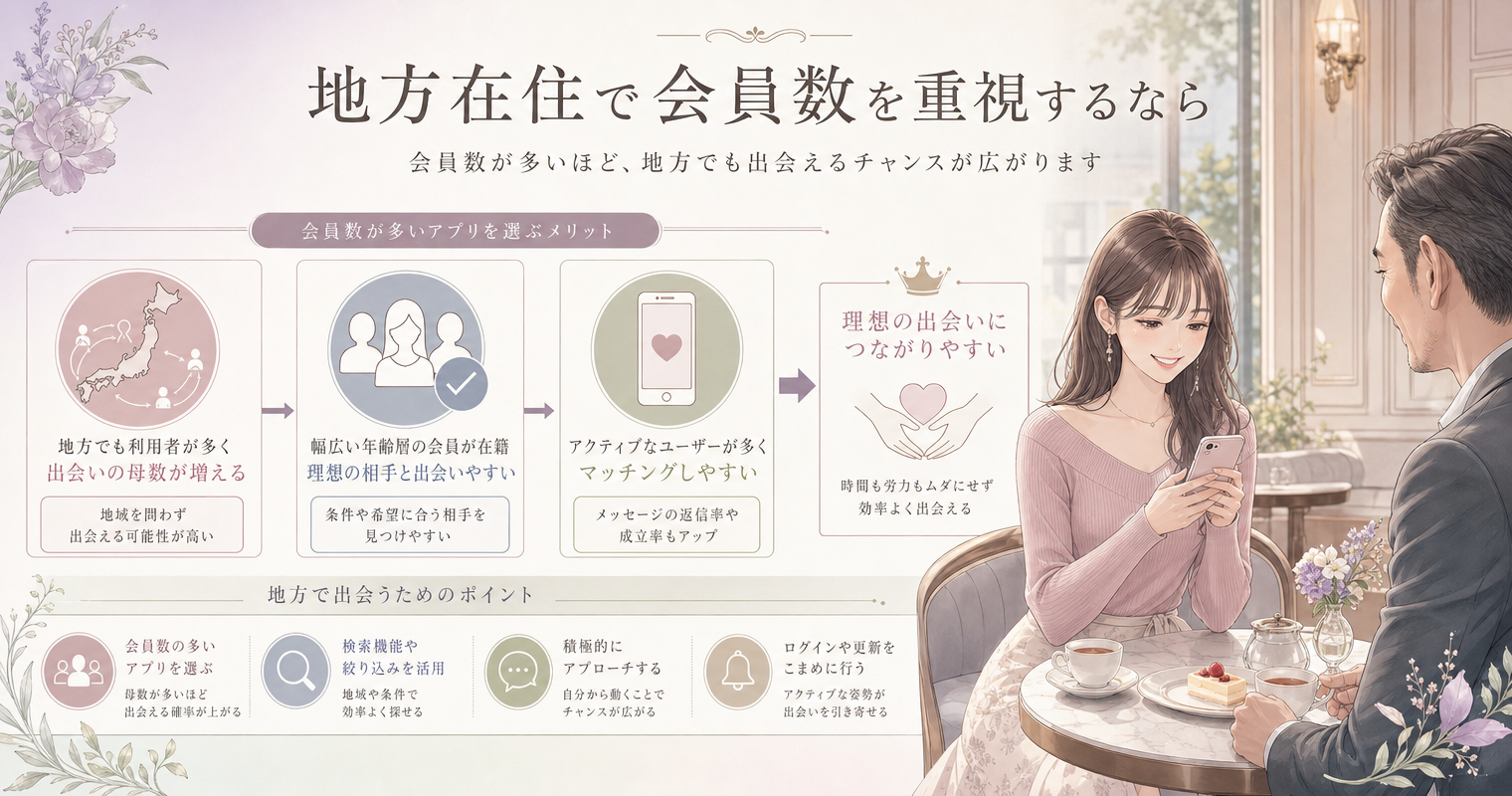 地方在住で会員数を重視するなら