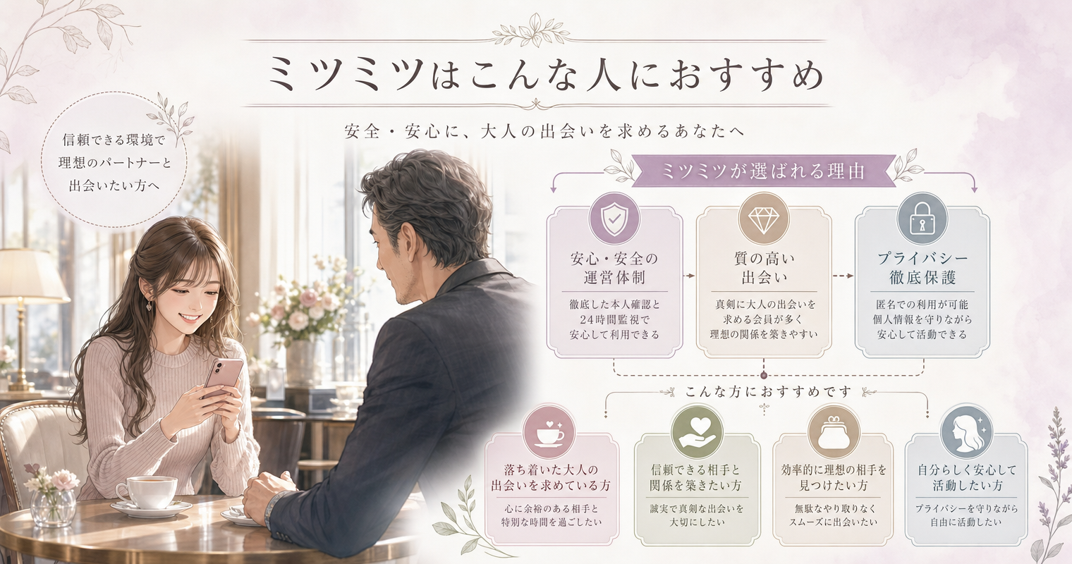 ミツミツはこんな人におすすめ